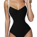  One Piece Swimsuit Women Suspender Abdominal Swimsuit V-neck Strap Back Swimsuit Summer Fashion High Waist Bathing Suit for Women
 L