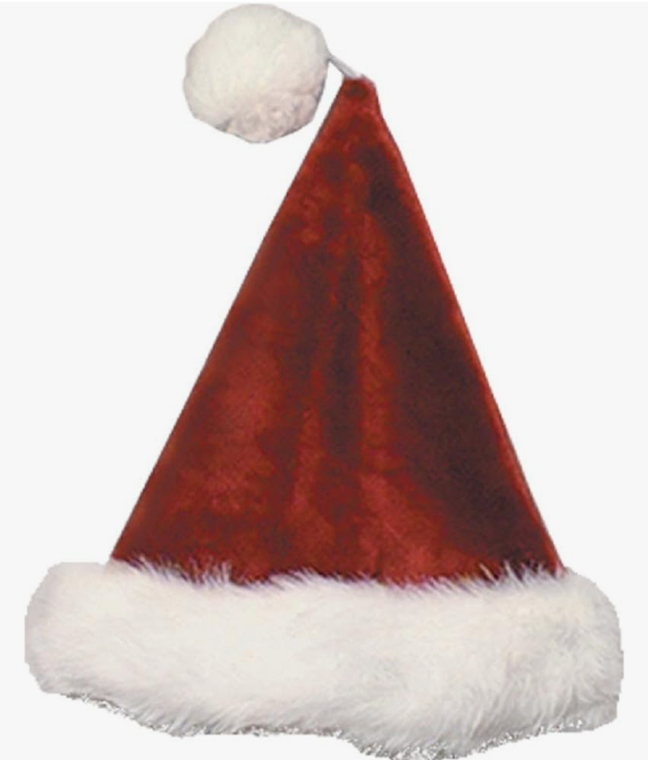 Halco Premium Santa Hat - Plush Velvet