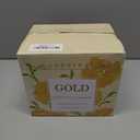 Supernal 200pcs 6" Gold Dessert Plates Glitter with 5.7" Plastic Forks,Disposable Square Plates for 100 Guests,Party Plastic Salad Plate Appetizer Square Plates Suit for Party, Wedding