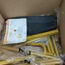 6.6FTx6.6FT Wedding Balloon Arch Backdrop Stand, Gold Square Rectangular Metal Background Arch Frame for Garden Flower Arch, Birthday, Baby Shower Parties Decoration