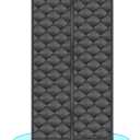 Heavy Duty Magnetic Thermal Insulated Door Curtain, Oxford Cloth-Thicken Polyester Fiber Fill, Fits Size 32x80inch, Self Sealing, Pet and Kid Friendly, Temporary Door Window Insulation for Winter