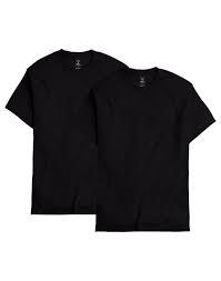 Hanes Mens 2 Pack Short Sleeve Pocket Beefy-t, Smoke Black, Medium