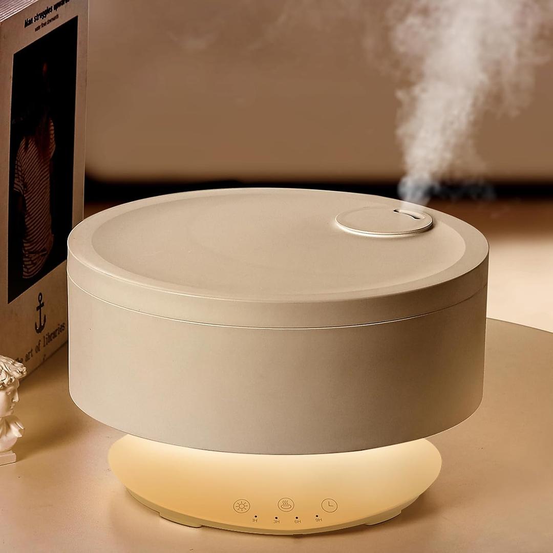 Large Humidifiers Easy to Clean,1.6L, Essential Oil Diffuser, Colorful Light,Ultrasonic Top Fill Cool Mist Humidifiers for Bedroom Baby Plants,Ultra Quiet,Last up to 20 Hrs, Levoair