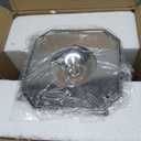 Solar Post Light Outdoor, ST4338Q Dusk to Dawn Post Lamp Solar Powered with Pier Mount Base for Pole Pillar Gates Yard Garden Pathway