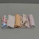 Burt's Bees Baby Toddler Girls' Underwear Set of 5 - Solids, Stripes,Prints, Tag-Free with Sizes for 2T to 8 Years Old