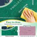 Shipped Rolled Mahjong Mat with Rules Without Creases, 3mm, 32.5" x 32.5"