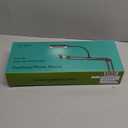 Overhead Camera Mount with Ring Light, Flexible Articulating Phone Arm Stand Compatible with iPhone, Logitech Webcam, Desk Tripod for YouTube Live Stream Cooking Nail Video Recording (Black)