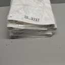 Henoyso 12 Pcs 3 Ring 1 Inch Binders Fits 8.5 x 11 Inch Letter Size Paper, Plastic White Flexible Binders with View Cover and 2 Pockets, 175 Sheets Capacity for Office School