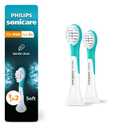 Philips Sonicare for Kids - Genuine Replacement Electric Toothbrush Heads, Compact Size, for Kids Aged 3+, 2 Pack, HX6032/94
