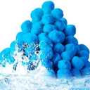 3.1 Lbs Pool Filter Balls for Sand Filter, Reusable Eco-Friendly Filter Media for Sand Filter Pump, Replaces Pool Filter Sand, Long-Lasting for Several Seasons