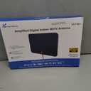 TV Antenna Indoor, Digital Amplified Indoor HDTV Antenna, 1080p VHF UHF Television Local Channels Detachable Signal Amplifier and 16.5ft Long Coax Cable