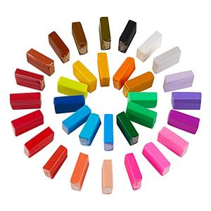 CiaraQ Small Modeling Clay Set, 32 Colors Safe & Non-Toxic Oven Bake Polymer Clay Starter Kit for Kids/Beginners Pack of 2