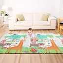 Bammax Play Mat, Folding Mat Baby Crawlin Mat Kids Playmat Waterproof Non Toxic for Babies, Infants, Toddlers, 70" x 77.5" x 0.6"