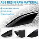 Car Roof Rack End Caps Fit for Toyota 4Runner 4WD N210 2003 2004 2005 2006 2007 2008 2009 Roof Rack Accessories Roof Rail End Cover Roof Luggage Rail Rack Protection Cover Shell Trim 1 Pc Black