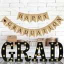 Amazon.com: Curyidy Graduation Decorations Letters Marquee Signs, Light Up Class of 2025 Marquee Lights for Birthday, New Year, High School College Graduation Party Decor-Grad (Black) : Home & Kitchen