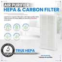 Bagean HEPA Filter U Compatible Honeywell Air Purifier Filter Replacement | Fits Febreze and Honeywell U Filter - H13 True HEPA with Carbon Filters 99.97% Particles and Purifies Air (4-Pack)