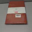 maxmill Rectangle Weaved Design Tablecloth Waterproof Spillproof Fall Table Cloth, Kitchen Dining Room Thanksgiving Decoration, Fabric Table Cover Halloween Party, 60 x 84 Inch, Rustic Brick