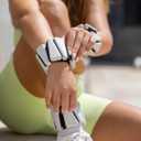 Fitfiu Fitness Kit of 2 Weights Bracelets of 1.10 lbs Each of Acer in Soft White Silicone to Add Resistance on Wrists and Ankles, for pilates classes