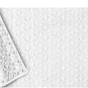 WRISIN Non Slip Bathtub Mat for Bath Tub Shower - Natural Rubber Mat with 241 Suction Cups - Soft Bathroom Safety Mat - Unique Diamond Pattern - Fatigue Relief - Machine Washable - 16  28 Inch (White)