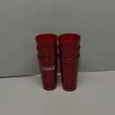 Supply Depot coca cola Restaurant Red Plastic Tumblers 24oz