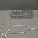 OMAIRA Shower Caddy Hanging Over the Shower Head - Rustproof Shower Organizer Hanging with Soap Scrub Holder, Non-Slip Stainless Steel Bathroom Storage Rack & Shelves, No Drilling, Black