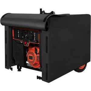 AKEfit Universal Waterproof Generator Cover, 600D Heavy Duty Small Outside Equipment Cover for Champion,Predator,Wen,BILT Hard,Ryobi,Generac,Westinghouse Portable Generator 5000-10000W,38”Lx28”Wx30”H