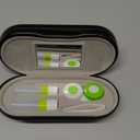 2 in 1 Double Use Portable Glasses Case Set Compatible with Contact Lens and Eyeglasses Case