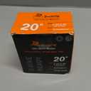 YUNSCM 2-PCS 20" Heavy Duty Bike Tire Tubes 20x2.10/2.40 Schrader Valve (52/62-406) 20 Bicycle Inner Tubes Compatible with 20x2.10 20x2.125 20x2.20 20x2.25 20x2.3 20x2.35 20x2.4 Tire Tubes