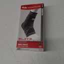 McDavid Elite Engineered Elastic Ankle Brace With Figure 6 Strap & Stays, Black, Large