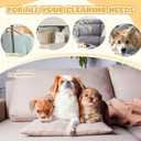 LemonRoad 6 Pcs Pet Hair Removal Tool Set Includes 4 Electrostatic Pet Hair Removal Gloves for Cat Dog Carpet Scraper for Couch, Clothes, Car, Carpet, Bed, Furniture