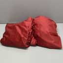 BGment Christmas Red Velvet Curtains 96 Inches for Living Room, Thermal Room Darkening Curtains Sound Reduce Drapes with Back Tab and Rod Pocket for French Door, 2 Panels, 52 x 96 Inch