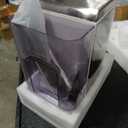 Single Serve Coffee Maker for K-Cup Pod and Grounds, Hot and Iced Coffee Maker, Strong Button Feature, 6 to 14oz Brew Sizes, 50oz Removable Reservoir, Fit 6.5" Mugs, Stainless Steel, White (11.2 Inch)