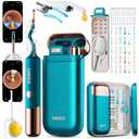 Bebird Ear Cleaner with Camera - 2K HD Wireless Otoscope with Light - 5G WiFi Real-Time Video - Visual Tweezers & Dropper - Easy to Use Flexible Ear Wax Removal Tool Kit for Family - FSA HSA Eligible