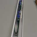 18" White TR Angle Power Strip, White receptacles
