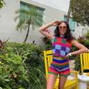 Women Sleeveless Bodycon 2Pcs Knitted Shorts Set Strap Crop Top Cami High Waist Shorts Summer Tracksuits Streetwear (S)