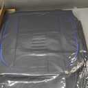 for Toyota RAV4 2008-2025 Car Seat Covers, Full Coverage Customized Seat Covers Premium Leather Waterproof Stain-Resistant Easy to Install (Front Set, Black&Blue)