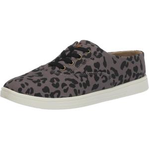 Spenco Women's Khloe Kick Sneaker (5, Charcoal Leopard)