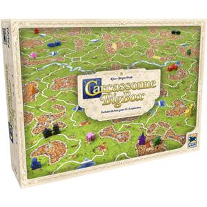 Hans Im Gluck Carcassonne Big Box Board Game (2025 Edition) - Complete Tile Placement Strategy Game with 11 Expansions & Base, Family Fun for Kids & Adults, Ages 7+, 2-6 Players, 30 Min Playtime