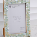 Handicrafts Home 4x6 Picture Frame Mother of Pearl Collection, Handcrafted Photo Frame, Small Picture Frame for Living Room, Wall Decor, Office Desk Decor, Vintage Picture Frames, Gift for her, Thanksgiving gift for friends & Family