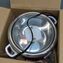 AROMA Select Stainless Rice Cooker, 3-Cup (Uncooked) / 6-Cup (Cooked), Stainless Steel Inner Pot, Small Rice Cooker, Auto Keep Warm, 1.2 Qt, White, ARC-753SG