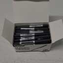 EYEYE Rollerball Pens 0.5mm Black 50 Pack, Extra Fine Point Quick Dry Liquid Ink Roller Ball Pens Fine Point Smooth Writing Pen for Journaling, Note Taking, Office, School Supplies