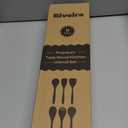Riveira's 6-Piece Kitchen Essentials - Wooden Spoons for Cooking and Comprehensive Cooking Utensils Set (Light Teak)