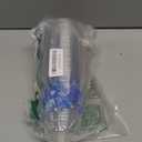 CIEOVO 28 Pack 12oz Winter Snowflakes Cups, Snowflakes Disposable Clear Plastic Cups with Pumpkin Bat for Christmas Frozen Theme Birthday Baby Shower Party Beer Beverage Ice Cream Snacks Decoration