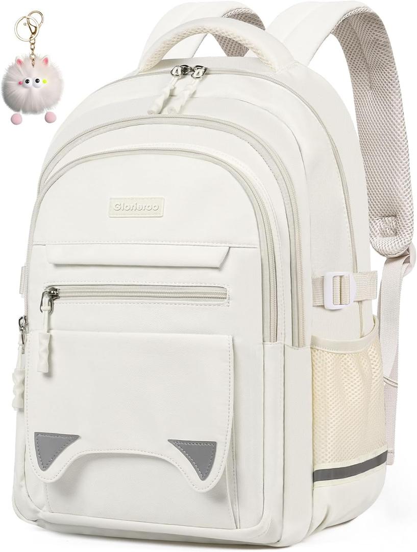 Kids Backpack for Girls - High School College Backpack for Teen Girls with 15.6 Laptop Compartment Back to School