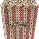 DJBM Luxury Women Popcorn Rhinestone Evening Bag Funny Crystal Handbag Novelty Diamond Clutch Purse for Evening Party Prom (Red)