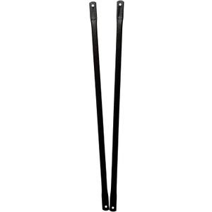 39.4"/100cm Bronze Garden Swing Replacement Bars, Rectangular Metal Rods for Hanging Swing Seat to Frame(2PCS/CTN)