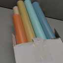 Breling 12 Rolls 47.2" x 12 ft Colored Bulletin Board Paper, Bright Color