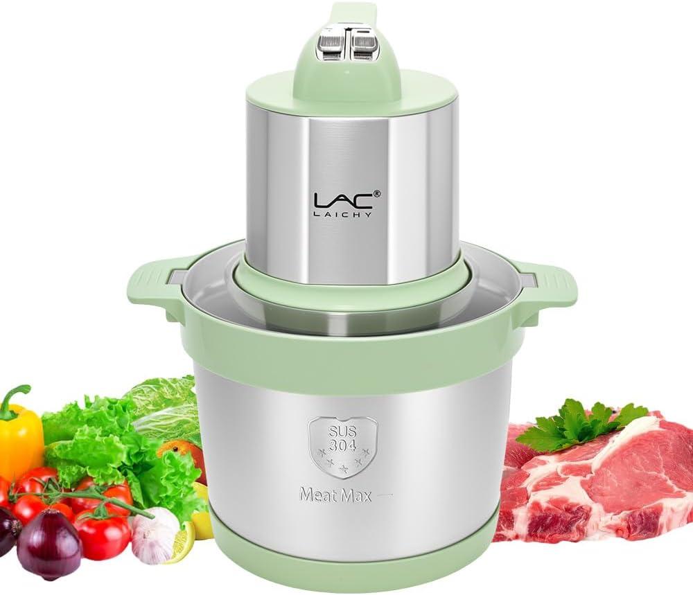 24 Cup Large Capacity Food Processors,Meat Grinder Veggie Chopper with Stainless Steel Bowl,3 Speeds,4 Bi-Level Bladesand Spatula for Baby Food,Meat,Onion,Vegetables,Fruits 24 Cup Large Capacity Food Processors,Meat Grinder Veggie Chopper with Stainless Steel Bowl,3 Speeds,4 Bi-Level Bladesand Spatula for Baby Food,Meat,Onion,Vegetables,Fruits