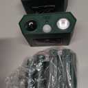 Upgraded Solar Ultrasonic Animal Repellent Outdoor, Deer Repellent Devices Squirrel Cat Raccoon Rabbit Dog Deterrent, Keep Skunk Away Motion Detection with Flash Light for Yard Garden Lawn 2PACK, Green