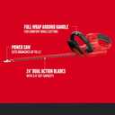 CRAFTSMAN Hedge Trimmer, 22" Corded with POWERSAW Branch Cutter, 3.8-Amp (CMEHTS8022)